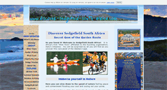 Desktop Screenshot of discover-sedgefield-south-africa.com
